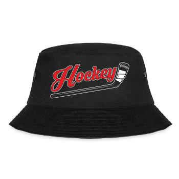Hockey - Bucket Hat - Schwarz - Vorne - Lela (165cm)