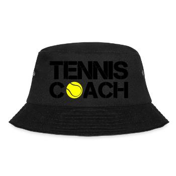 Tennis Coach - Bucket Hat - black - Front - Lela (165cm)