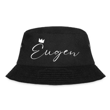 Eugen Name König T-Shirt Geschenk Männer - Bucket Hat - Schwarz - Vorne - Lela (165cm)