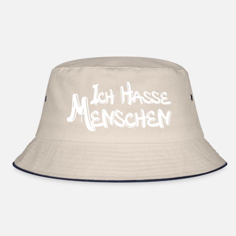 Ich Hasse Menschen Bucket Hat