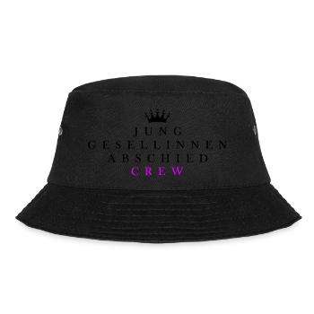 Junggesellinnenabschied Crew - Bucket Hat - Schwarz - Vorne - Lela (165cm)