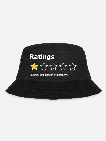 Ratings Are Terrible - Bucket Hat - black