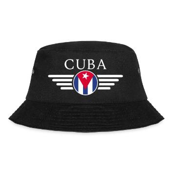 I Love Cuba, Elegance Style Design T-Shirt - Bucket Hat - black - Front - Lela (165cm)