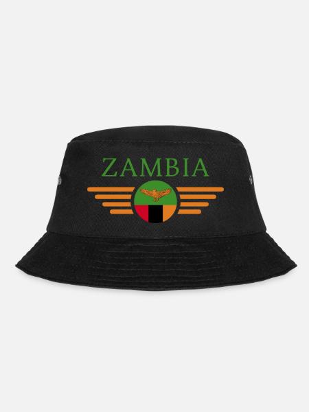 Ich liebe Sambia, Eleganz Stil Design T-Shirt - Bucket Hat - Schwarz