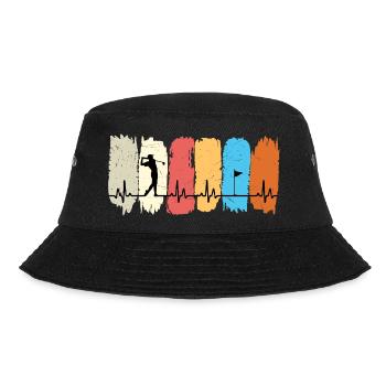 Golf Heartbeat - Bucket Hat - black - Front - Lela (165cm)