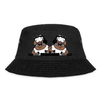 2 Cool DJ Sheep Sheep Mixer Party Music - Bucket Hat - black - Front - Lela (165cm)