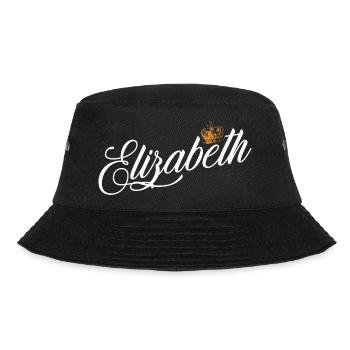 Elizabeth Name for Women Kids Toddlers - - Bucket Hat - black - Front - Lela (165cm)