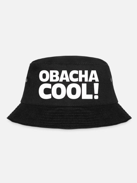 Obacha cool! Lustiger schwäbischer Spruch Geschenk - Bucket Hat - Schwarz