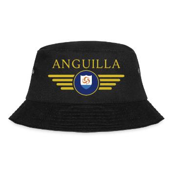 Ich liebe Anguilla, Eleganz Stil Design T-Shirt - Bucket Hat - Schwarz - Vorne - Lela (165cm)