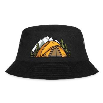 Tente de camping extérieure - Bob - noir - Devant - Lela (165cm)