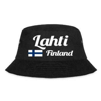 Lahti Finland- Stylish prints - Bucket Hat - black - Front - Lela (165cm)