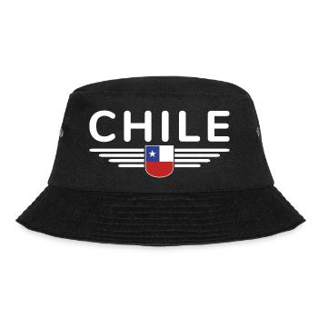 Chile Design – Für Fans und Liebhaber - Bucket Hat - Schwarz - Vorne - Lela (165cm)
