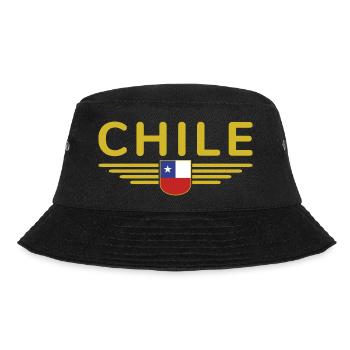 Chile Design – Für Fans und Liebhaber - Bucket Hat - Schwarz - Vorne - Lela (165cm)