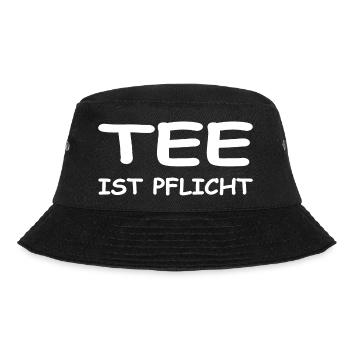 Tee - Bucket Hat - Schwarz - Vorne - Lela (165cm)