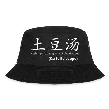 Potato soup (Chinese) - Bucket Hat - black - Front - Lela (165cm)