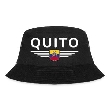 Quito Équateur Fans T-Shirt Design - Bob - noir - Devant - Lela (165cm)