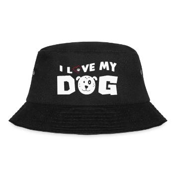 J’aime mon chien en disant que les chiens aiment - Bob - noir - Devant - Lela (165cm)