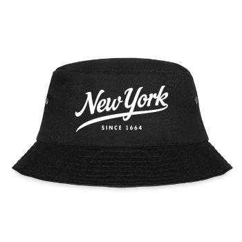 New York Big Apple Since 1664 - Bucket Hat - black - Front - Lela (165cm)