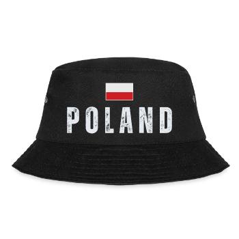 Polish pride, Polish flag - Bucket Hat - black - Front - Lela (165cm)