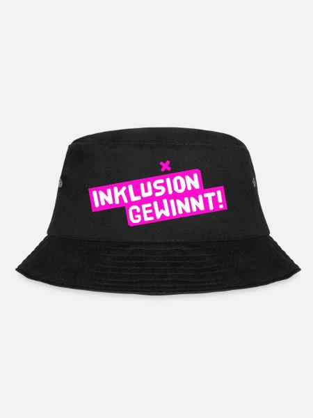 Inclusion wins - Bucket Hat - black