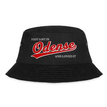 I Got Lost In Odense And Loved It - Denmark Travel - Bucket Hat - black - Front - Lela (165cm)