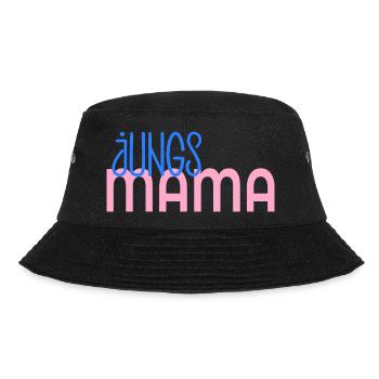 Jungs Mama Muttertag - Bucket Hat - Schwarz - Vorne - Lela (165cm)