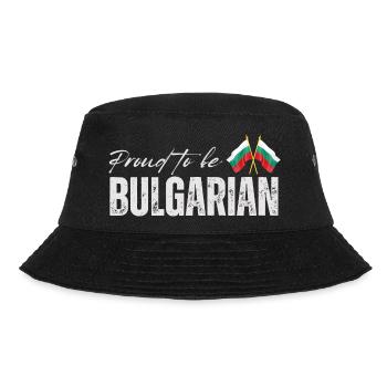 Bulgarisch stolz, ich liebe Bulgarien - Bucket Hat - Schwarz - Vorne - Lela (165cm)