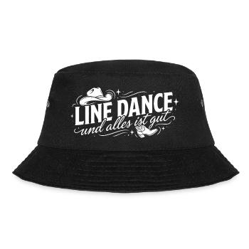Line dancing and all is well - Bucket Hat - black - Front - Lela (165cm)