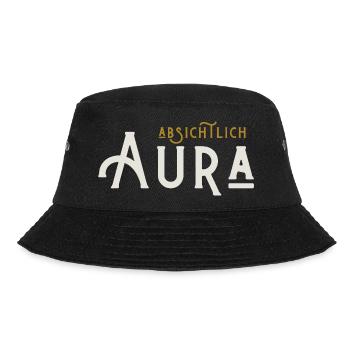 Absichtlich Aura - Bucket Hat - Schwarz - Vorne - Lela (165cm)