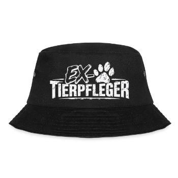 Ex-Tierpfleger. Nicht mehr Teil davon. - Bucket Hat - Schwarz - Vorne