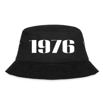 1976 - Gift born in 1976 - Bucket Hat - black - Front - Lela (165cm)