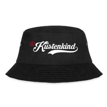 Küstenkind roter Anker - Bucket Hat - Schwarz - Vorne - Lela (165cm)