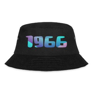 1966 Birthday Gift Vintage 1966 Retro 1966 - Bucket Hat - black - Front - Lela (165cm)