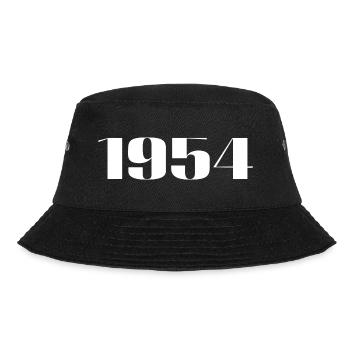 1954 - Gift born in 1954 - Bucket Hat - black - Front - Lela (165cm)