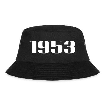 1953 - Gift born in 1953 - Bucket Hat - black - Front - Lela (165cm)