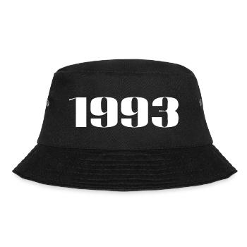 1993 - Gift born in 1993 - Bucket Hat - black - Front - Lela (165cm)