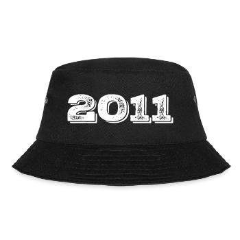 Geburtstagsgeschenk 2011 - 2011 - Bucket Hat - Schwarz - Vorne - Lela (165cm)