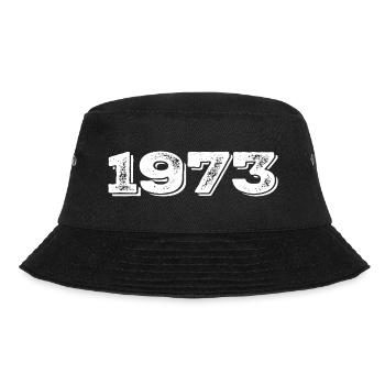 Geburtstagsgeschenk 1973 - 1973 - Bucket Hat - Schwarz - Vorne - Lela (165cm)