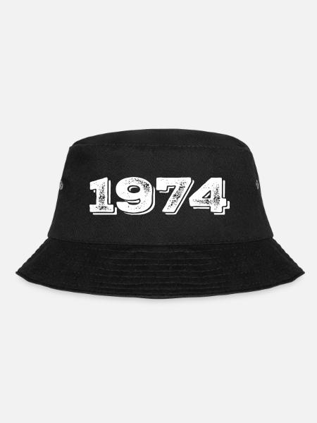 Geburtstagsgeschenk 1974 - 1974 - Bucket Hat - Schwarz