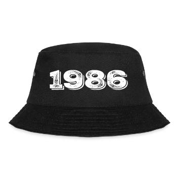 Birthday Gift 1986 - 1986 - Bucket Hat - black - Front - Lela (165cm)