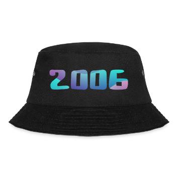 Birthday Gift 2006 Vintage 2006 Retro 2006 - Bucket Hat - black - Front - Lela (165cm)