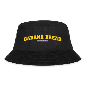 Banana Bread Chef Banana Bread Baker Vegan Chef - Bucket Hat - black - Front - Lela (165cm)