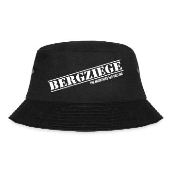 bergziege bergwandern via ferrata alpin bayern - Bucket Hat - Schwarz - Vorne - Lela (165cm)