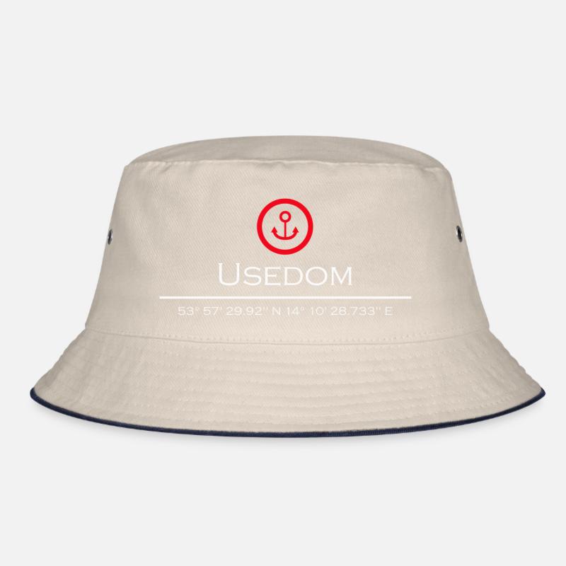 Usedom roter Anker Bucket Hat