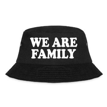 We are family - Bucket Hat - Schwarz - Vorne - Lela (165cm)