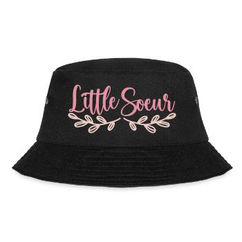Petite Sœur - Little Sister - Bucket Hat - black - Front - Lela (165cm)
