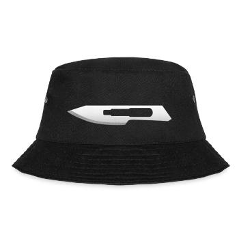 medicine. Scalpel Blades, Scalpel, Surgeon Doctor - Bucket Hat - black - Front - Lela (165cm)