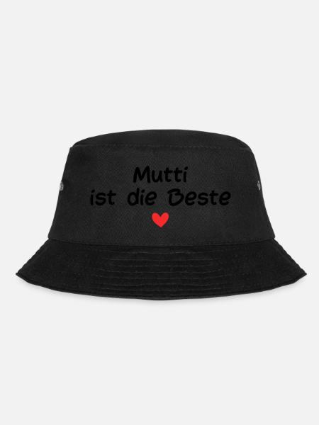 Mutti ist die Beste - Bucket Hat - Schwarz