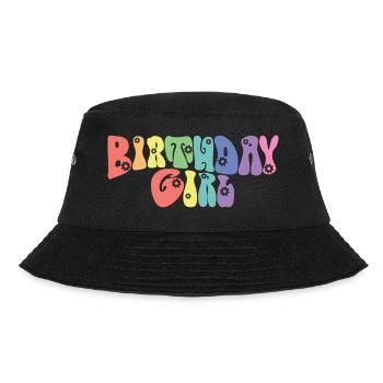 Birthday Girl - Groovy Retro Vintage - Fleurs - Bob - noir - Devant - Lela (165cm)