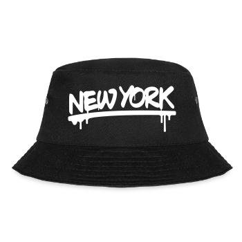 NEW YORK - Bucket Hat - Schwarz - Vorne - Lela (165cm)